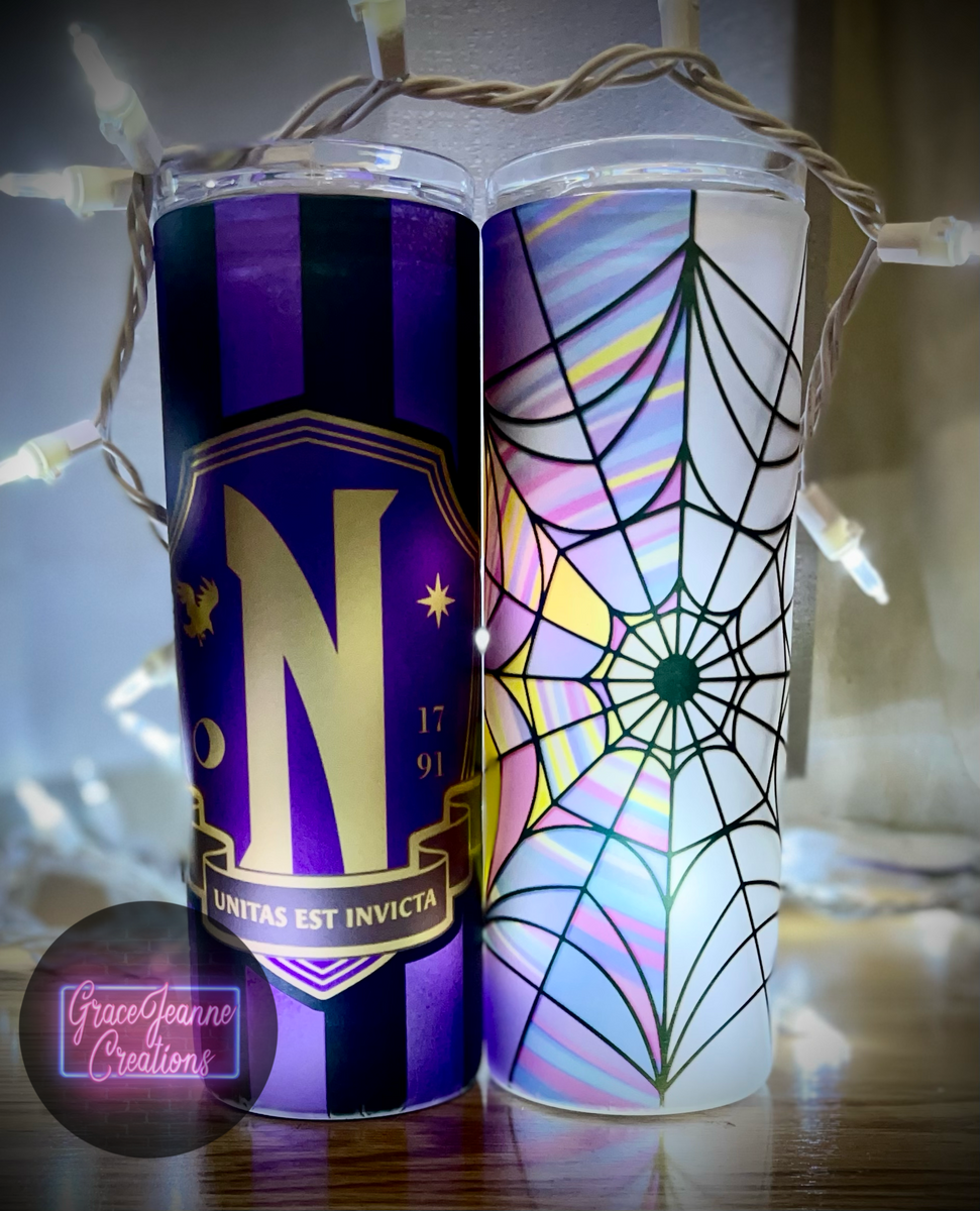 Wednesday's Window 20 oz Sublimation Glass Tumbler – GraceJeanne