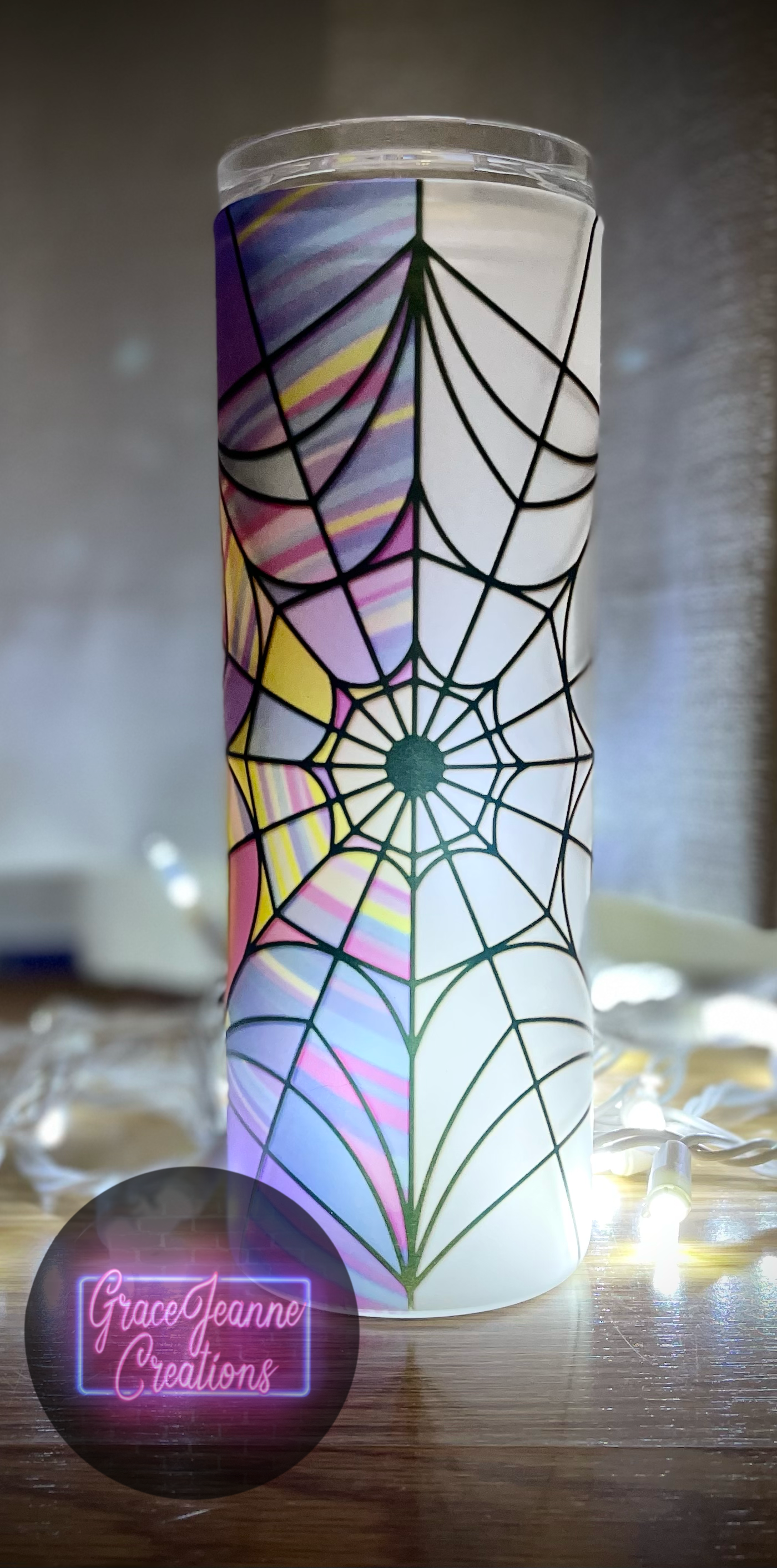 Wednesday's Window 20 oz Sublimation Glass Tumbler – GraceJeanne Creations